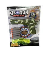 Arminha De Brinquedo Tipo Nerf Lança Dardo Militar Camuflada Arminha De Brinquedo Tipo Nerf Lança Dardo Militar Camuflada