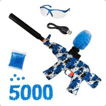 Arminha De Gel Automática Com 5000 Bolinhas, Carregador USB, Reservatório De Bolinhas E Óculos De Proteção Diversão Garantida - Made in Vale