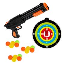 arminha lança bolinhas binquedo infantil tiro ao alvo presente menino nerf divertido arminha lança bolinhas binquedo infantil tiro ao alvo presente menino nerf divertido