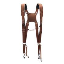 Arnês de câmera dupla em couro Catcun para Canon, Nikon, Sony