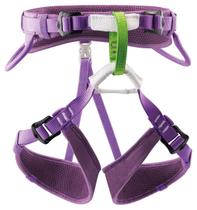 Arnês de escalada PETZL MACCHU Kids Violet para crianças 40 kg