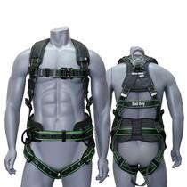 Arnês de segurança AFP Fall Protection Premium Black com Hi-Viz Lime