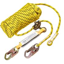 Arnês de segurança Yubisec Lifeline 15m Rope with Hooks Kit Arnês de segurança Yubisec Lifeline 15m Rope with Hooks Kit