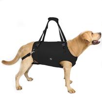 Arnês Dog Lift Coodeo, suporte acolchoado ajustável, XL, preto