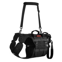Arnês Dog Lift OneTigris Invictus para cães grandes, preto