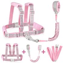 Arnês infantil Leash Acmor Reflective com elo de pulso anti-perda Arnês infantil Leash Acmor Reflective com elo de pulso anti-perda