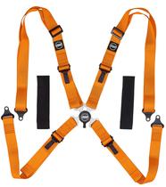 Arnês OpenWheeler de Quatro Pontos para Simulação de Corrida VR Laranja Arnês OpenWheeler de Quatro Pontos para Simulação de Corrida VR Laranja