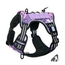 Arnês para cães AUROTH Tactical No Pull Reflective Purple Camo Arnês para cães AUROTH Tactical No Pull Reflective Purple Camo