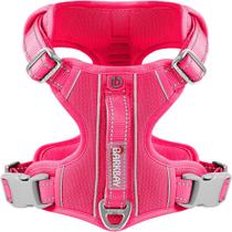 Arnês para cães BARKBAY No Pull com bolso de identificação para cães grandes Arnês para cães BARKBAY No Pull com bolso de identificação para cães grandes