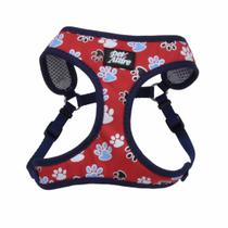 Arnês para cães Coastal Ribbon Wrap ajustável, respirável, vermelho, 14-16" Arnês para cães Coastal Ribbon Wrap ajustável, respirável, vermelho, 14-16"