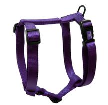 Arnês para cães Hamilton ajustável e confortável de nylon roxo