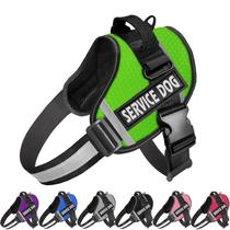 Arnês para cães JSXD No-Pull com alça ajustável 3M reflexivo