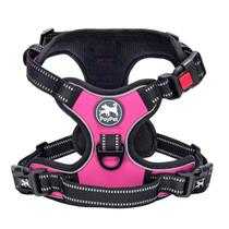 Arnês para cães PolyPet No Pull Refletivo Ajustável Rosa XS