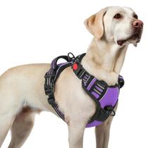 Arnês para cães rabbitgoo atualizado sem tração para cães grandes, roxo L Arnês para cães rabbitgoo atualizado sem tração para cães grandes, roxo L