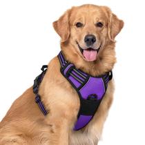 Arnês para cães rabbitgoo No Pull ajustável roxo XL Arnês para cães rabbitgoo No Pull ajustável roxo XL