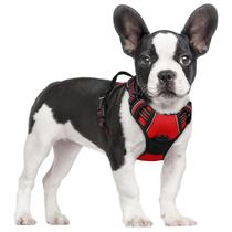 Arnês para cães rabbitgoo No Pull, ajustável, vermelho para cães pequenos Arnês para cães rabbitgoo No Pull, ajustável, vermelho para cães pequenos