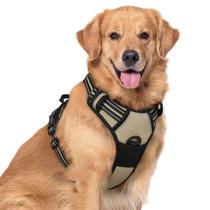 Arnês para cães rabbitgoo No Pull, ajustável, XL, bege Arnês para cães rabbitgoo No Pull, ajustável, XL, bege