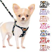 Arnês para cães SlowTon No Pull com coleira ajustável para cães pequenos