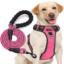 Arnês para cães ToBedri No Pull, refletivo ajustável, rosa Oxford Arnês para cães ToBedri No Pull, refletivo ajustável, rosa Oxford