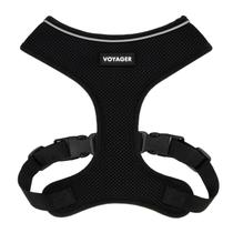 Arnês para cães Voyager Aerolite No Pull Mesh preto tamanho L Arnês para cães Voyager Aerolite No Pull Mesh preto tamanho L