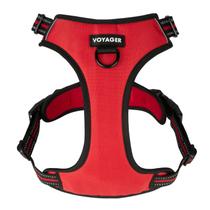 Arnês para cães Voyager XS No Pull, reflexivo, de nylon vermelho Arnês para cães Voyager XS No Pull, reflexivo, de nylon vermelho