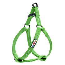 Arnês refletivo reciclado para cães Pawtitas para cachorros Green XS Arnês refletivo reciclado para cães Pawtitas para cachorros Green XS