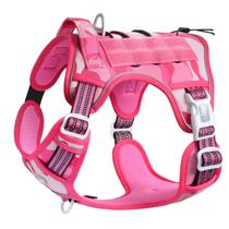 Arnês tático para animais de estimação AUROTH para cães sem tração refletiva Arnês tático para animais de estimação AUROTH para cães sem tração refletiva