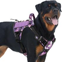 Arnês tático para cães AUROTH para cães pequenos, médios e grandes, roxo Arnês tático para cães AUROTH para cães pequenos, médios e grandes, roxo