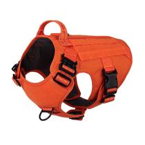 Arnês tático para cães ICEFANG de tamanho grande com fivela de metal Arnês tático para cães ICEFANG de tamanho grande com fivela de metal