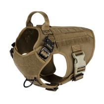 Arnês tático para cães ICEFANG de tamanho médio com fivela de metal Arnês tático para cães ICEFANG de tamanho médio com fivela de metal