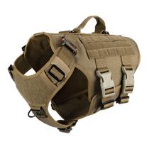 Arnês tático para cães ICEFANG GN3 com fivela 6X Coyote Brown Arnês tático para cães ICEFANG GN3 com fivela 6X Coyote Brown