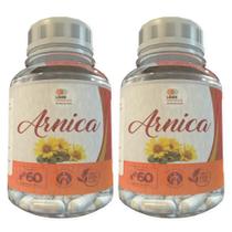 Arnica - 60 Cáps 500Mg Kit Com 2 Potes