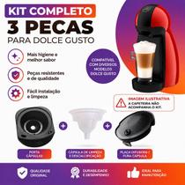 Arno Dolce Gusto Kit Essencial 3 Peças Com Porta Cápsulas, Placa e Cápsula de Limpeza Arno Dolce Gusto Kit Essencial 3 Peças Com Porta Cápsulas, Placa e Cápsula de Limpeza