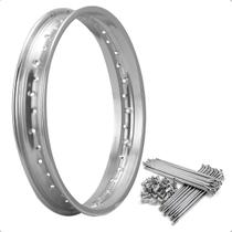 Aro 18 Traseiro Xtz 250 Lander Tenere Raios Cromados 4mm