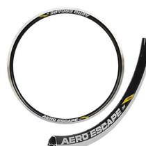 Aro 26x1.1/2 Aero 36 Furos Vzan Escape Aluminio Preto Bike V-brake