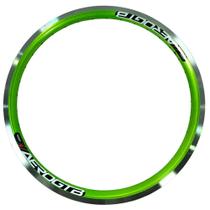 Aro Aero Parede Dupla Aro 20 V-break Alumínio Verde Neon Aro Aero Parede Dupla Aro 20 V-break Alumínio Verde Neon