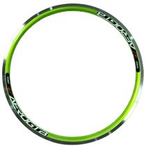 Aro Aero Parede Dupla Aro 24 V-break Alumínio Verde Neon Aro Aero Parede Dupla Aro 24 V-break Alumínio Verde Neon