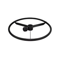 Aro Apoio Para Pes Para Cadeira Caixa Preto