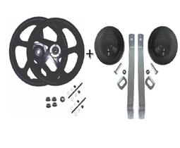 Aro Bike Infantil Aro 16 Nylon+ Roda Lateral, Preto.