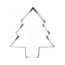 Aro Cortador Árvore de Natal - 23cm x 5cm Aço Inox