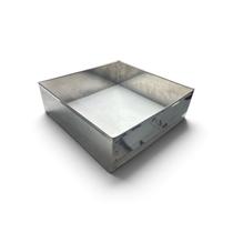 Aro cortador quadrado inox 25,5cm ar-107 profissional Aro cortador quadrado inox 25,5cm ar-107 profissional