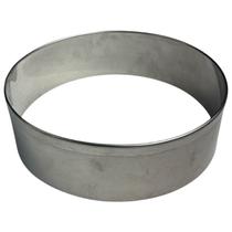 Aro cortador redondo em inox 17x5cm uso culinário Aro cortador redondo em inox 17x5cm uso culinário