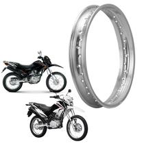 Aro da roda traseiro cromado 17'' smartfox honda nxr bros 125 150 2003-2015 Aro da roda traseiro cromado 17'' smartfox honda nxr bros 125 150 2003-2015