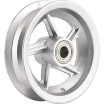 Aro de alumínio 8 Pol., com rolamento, para pneus 3,25 ou 3, - VONDER