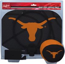 Aro de Baloncesto para Niños Rawlings NCAA Texas Longhorns para Puerta 30x23 cm