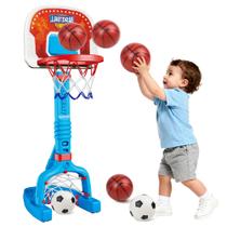 Aro de Basquete Infantil LPFG Ajustável 108-135 cm 3 em 1 Aro de Basquete Infantil LPFG Ajustável 108-135 cm 3 em 1
