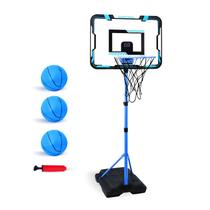 Aro de Basquete Infantil Nattork com Altura Ajustável e Bolas Aro de Basquete Infantil Nattork com Altura Ajustável e Bolas