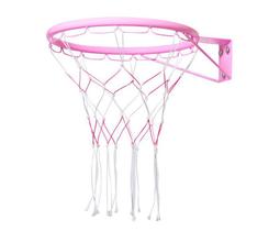 Aro de Basquete Infantil Rosa com rede