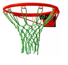 Aro De Basquete Oficial Fluorescente Neon Com Molas E Rede