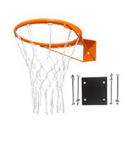 Aro De Basquete Oficial Reforçado Com Rede, Flange e Parafusos